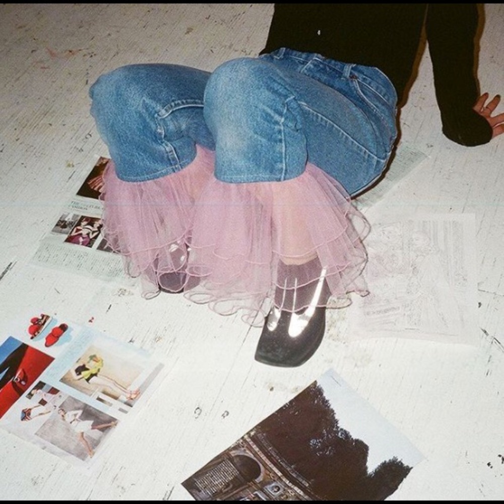 Stickybaby reworked vintage LEE jeans. Not REDONE